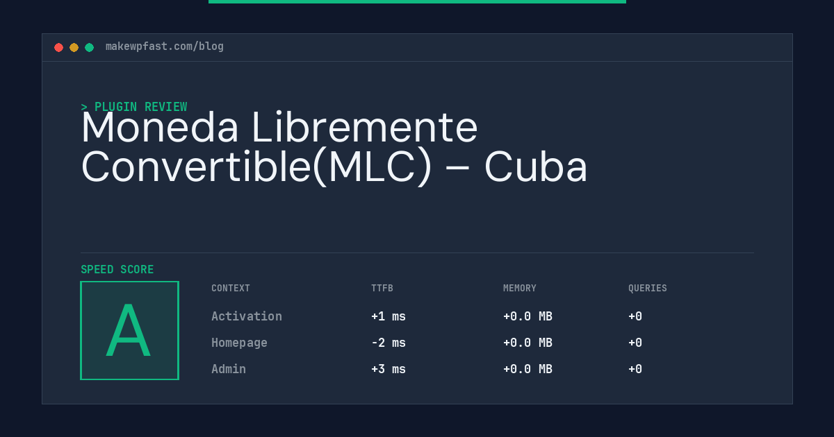 Moneda Libremente Convertible(MLC) – Cuba - MakeWPFast