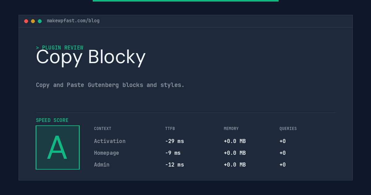 Copy Blocky - MakeWPFast