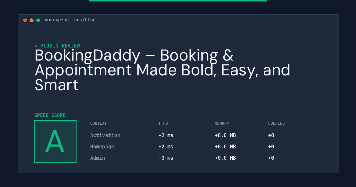 BookingDaddy – Booking & Appointment Made Bold, Easy, and Smart - MakeWPFast