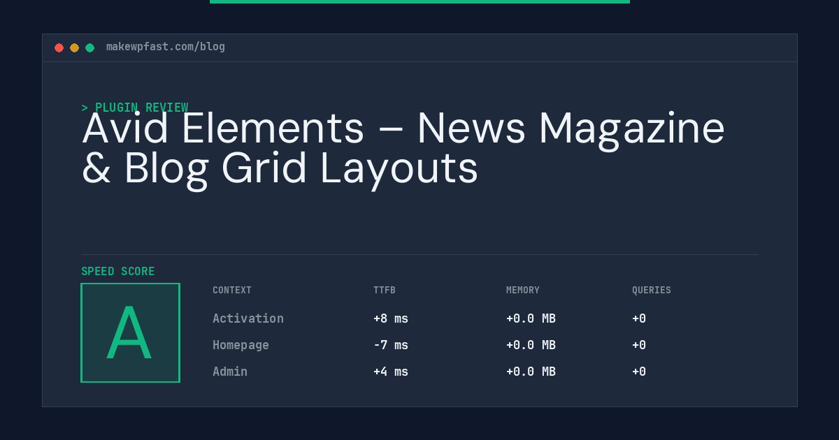 Avid Elements – News Magazine & Blog Grid Layouts - MakeWPFast