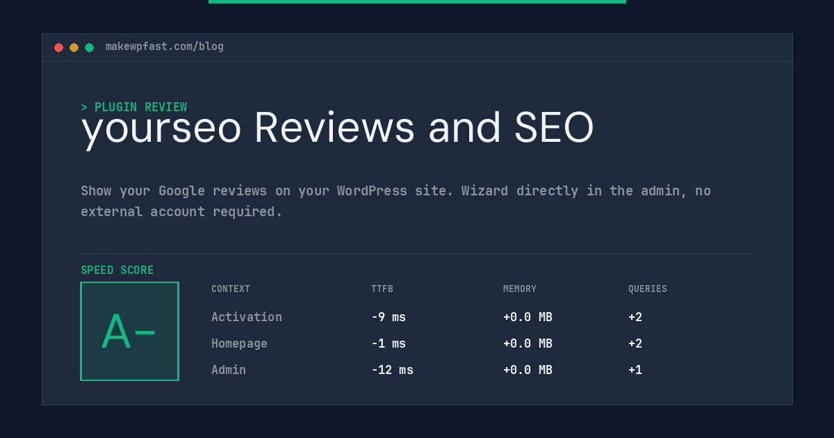 yourseo Reviews and SEO - MakeWPFast