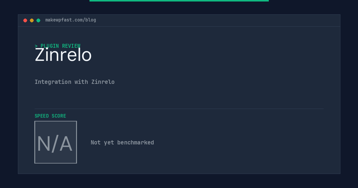 Zinrelo - MakeWPFast
