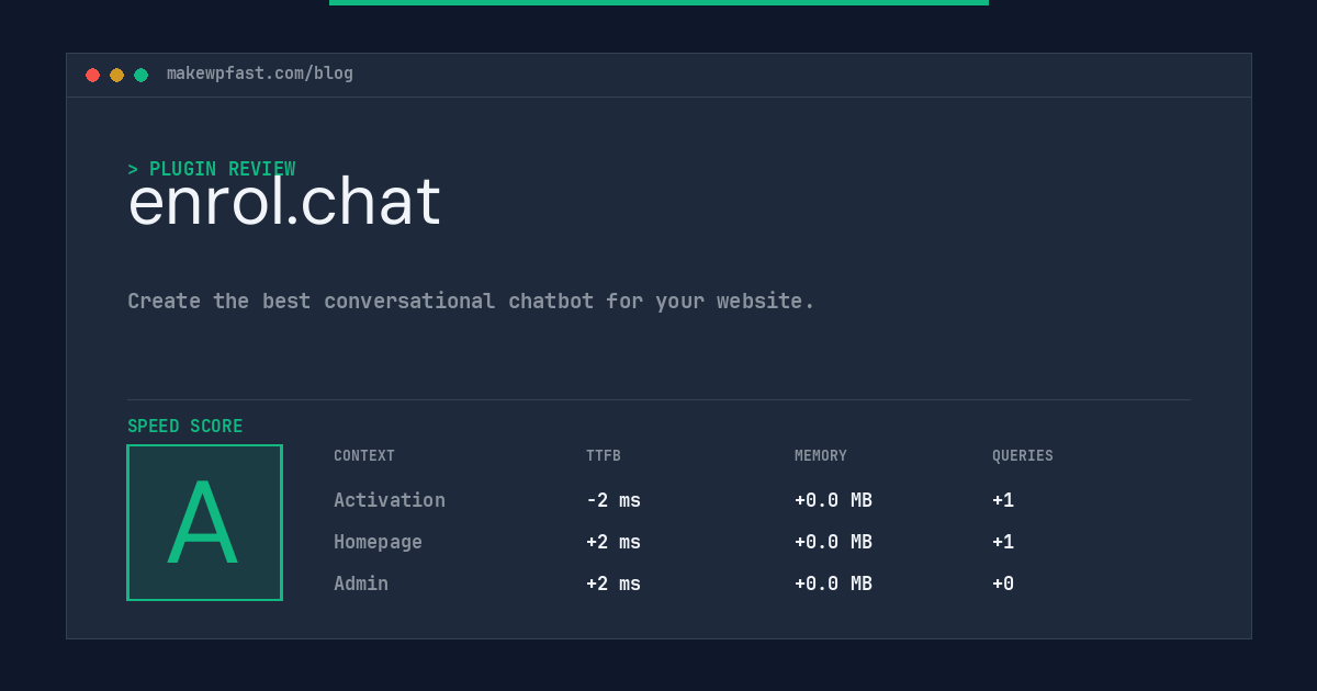enrol.chat - MakeWPFast
