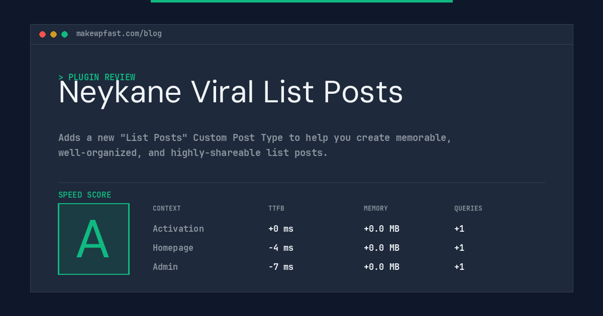 Neykane Viral List Posts - MakeWPFast