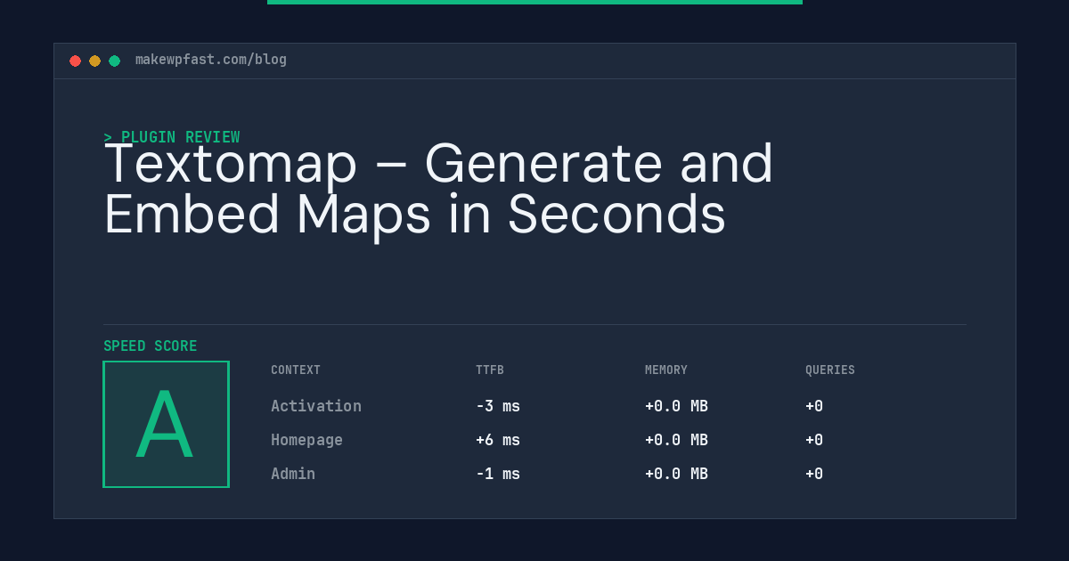 Textomap – Generate and Embed Maps in Seconds - MakeWPFast