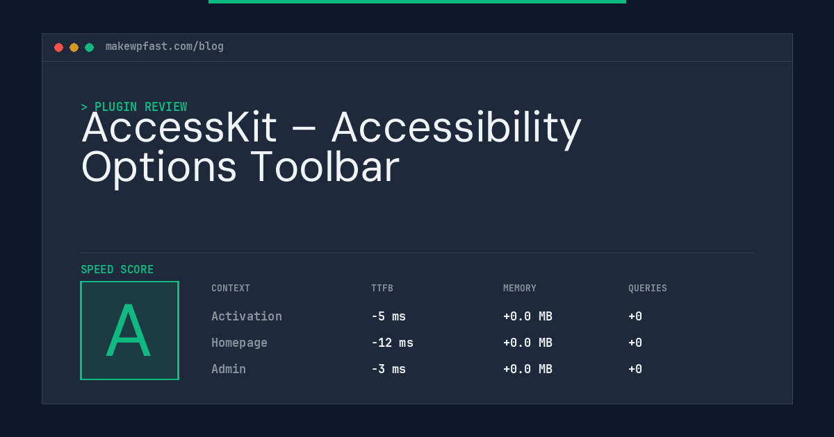 AccessKit – Accessibility Options Toolbar - MakeWPFast