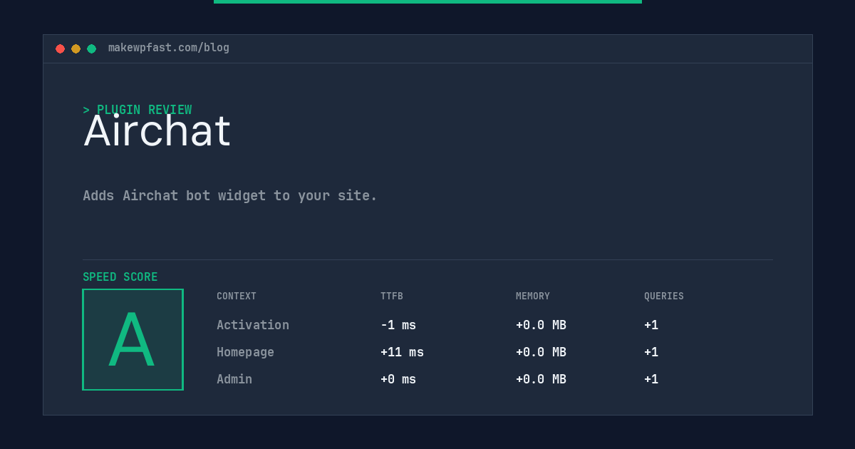 Airchat - MakeWPFast