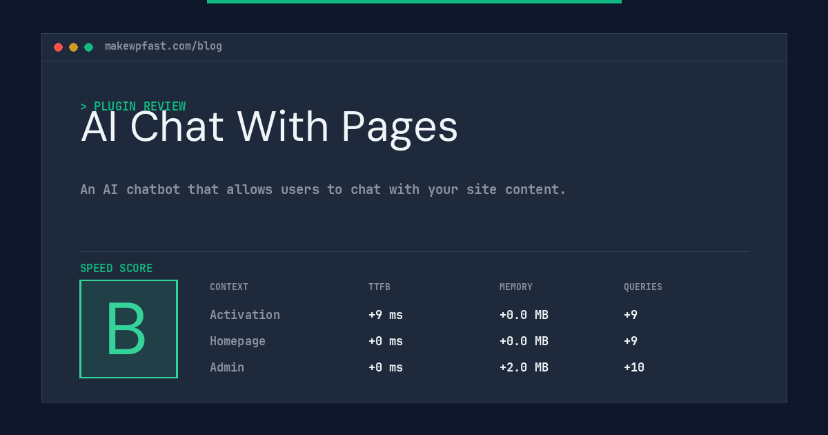 AI Chat With Pages - MakeWPFast