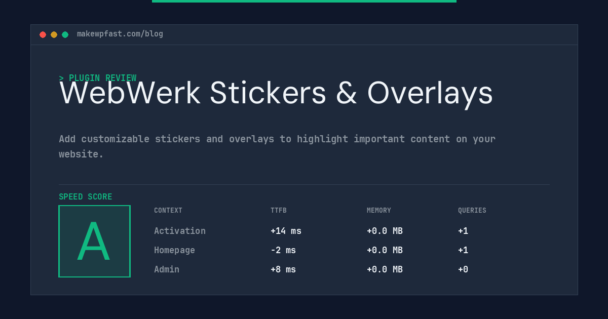 WebWerk Stickers & Overlays - MakeWPFast