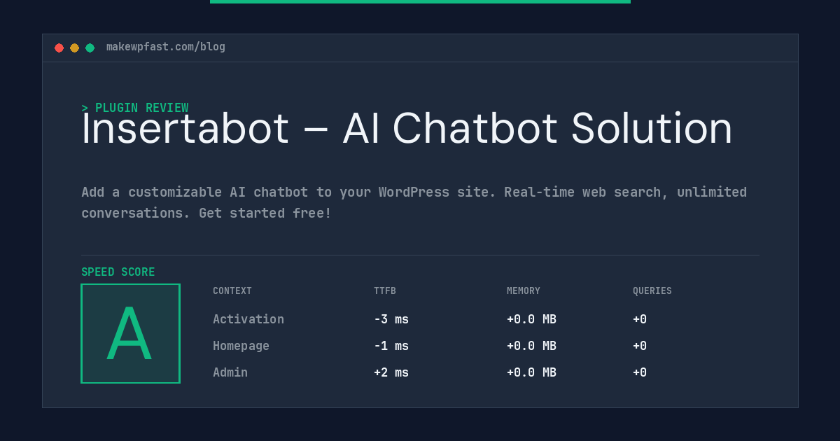 Insertabot – AI Chatbot Solution - MakeWPFast