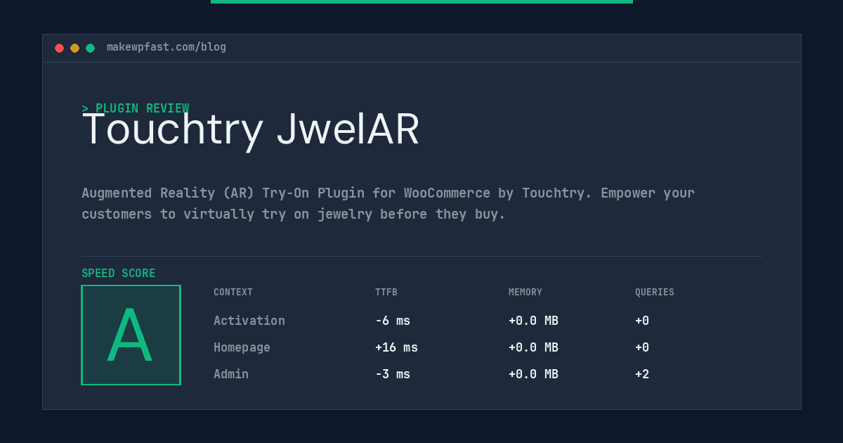 Touchtry JwelAR - MakeWPFast
