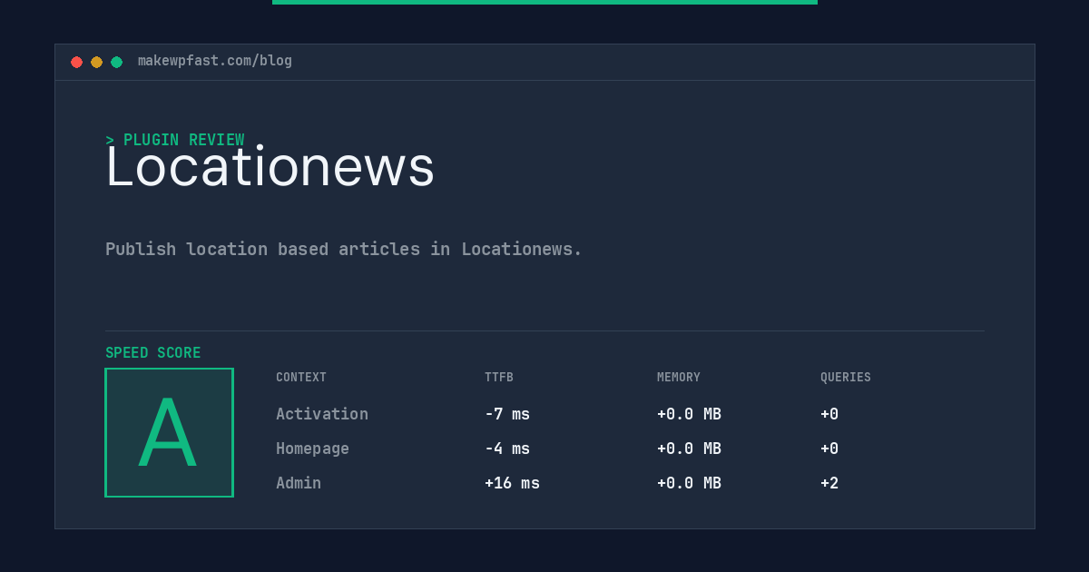 Locationews - MakeWPFast
