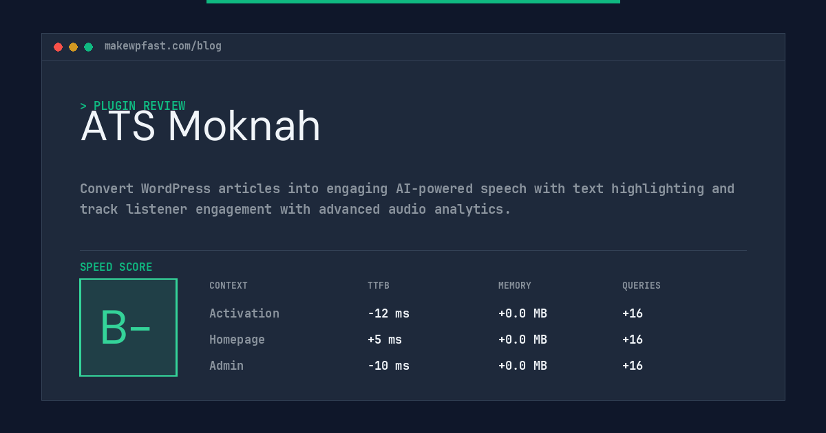 ATS Moknah - MakeWPFast