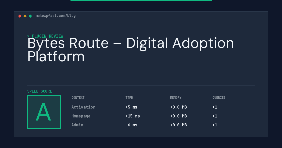 Bytes Route – Digital Adoption Platform - MakeWPFast