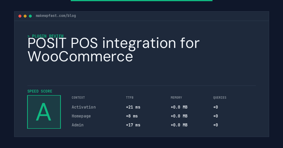 POSIT POS integration for WooCommerce - MakeWPFast
