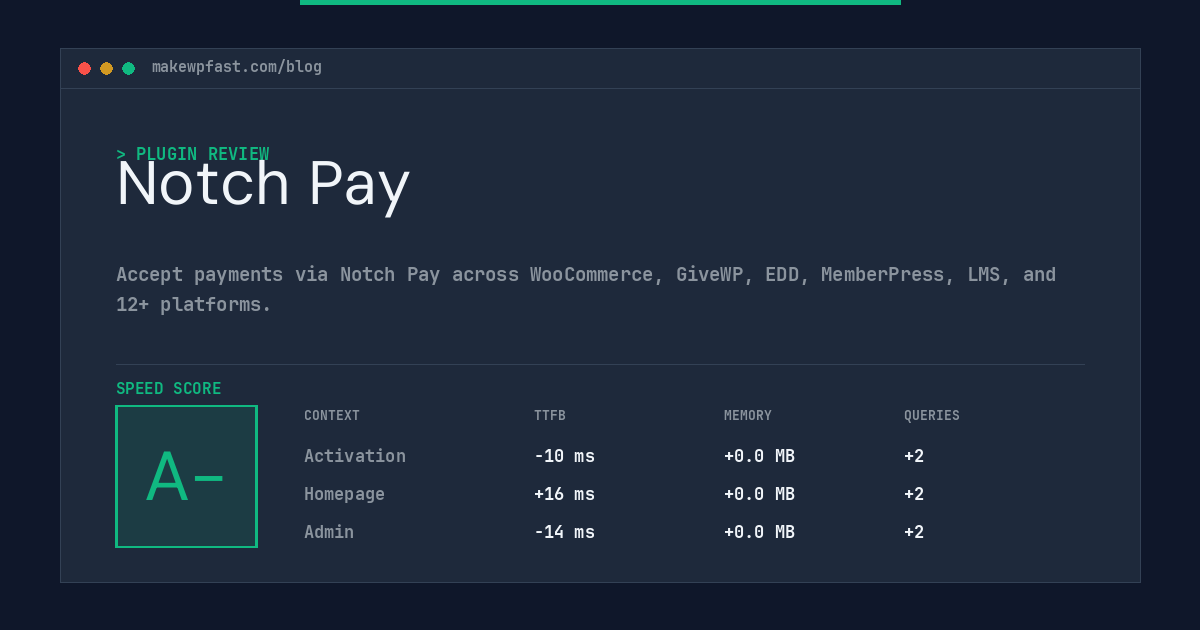 Notch Pay - MakeWPFast