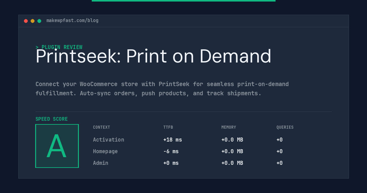 Printseek: Print on Demand - MakeWPFast