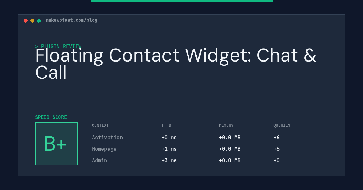 Floating Contact Widget: Chat & Call - MakeWPFast