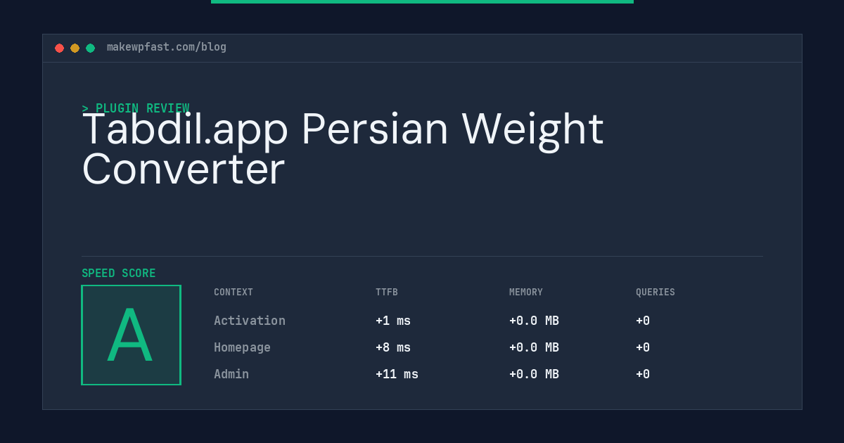 Tabdil.app Persian Weight Converter - MakeWPFast
