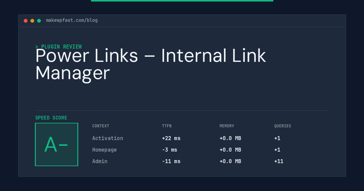 Power Links – Internal Link Manager - MakeWPFast