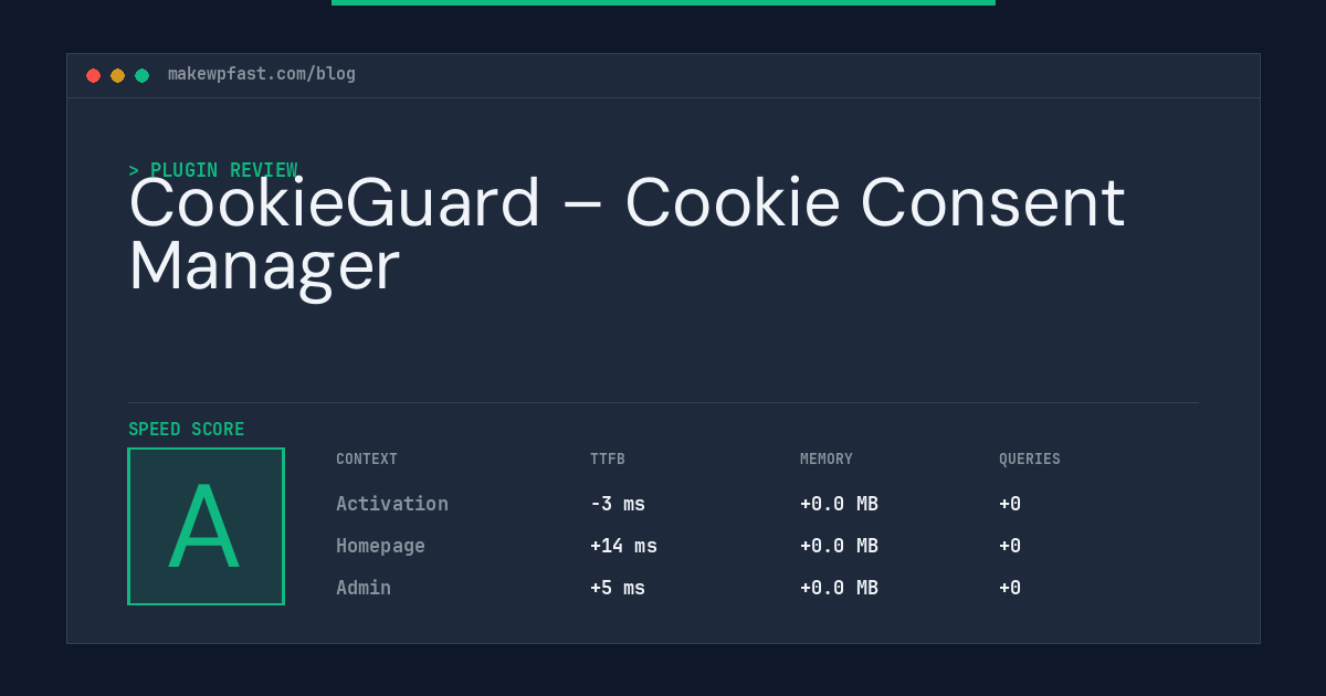 CookieGuard – Cookie Consent Manager - MakeWPFast