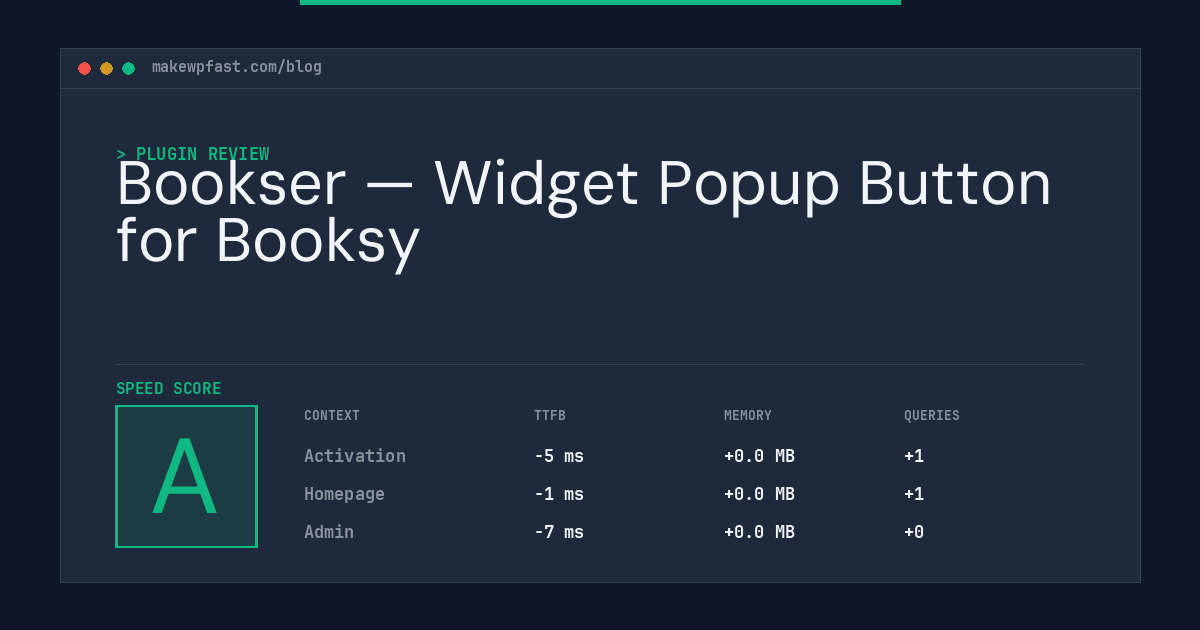 Bookser — Widget Popup Button for Booksy - MakeWPFast