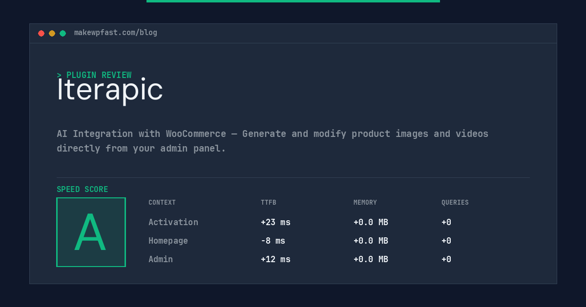 Iterapic - MakeWPFast