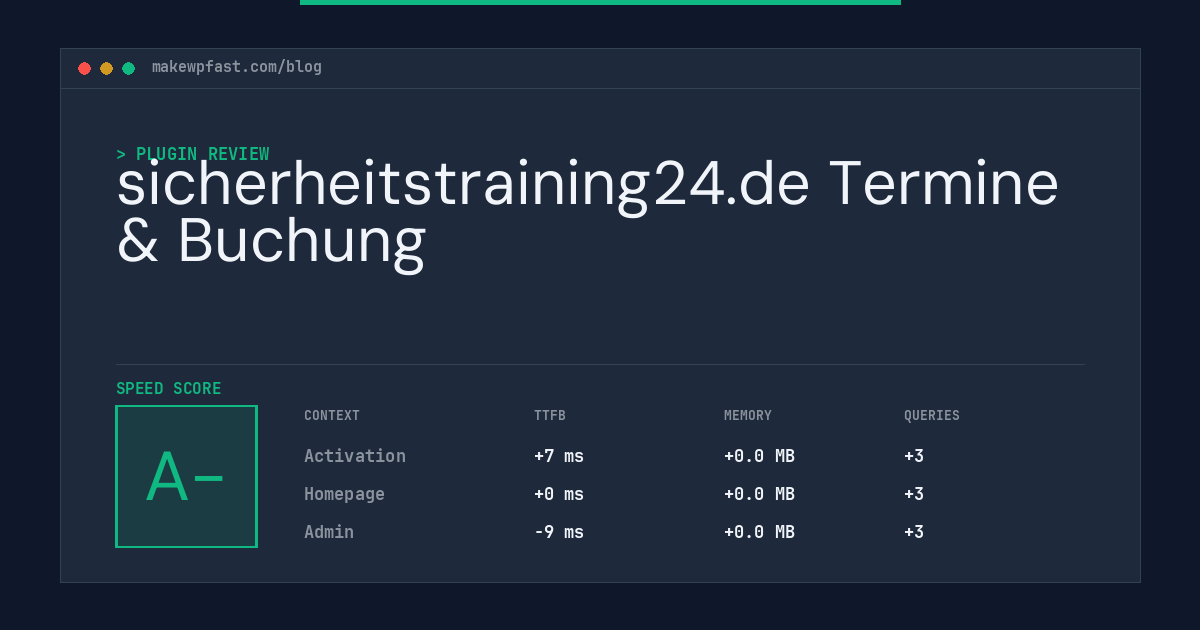 sicherheitstraining24.de Termine & Buchung - MakeWPFast