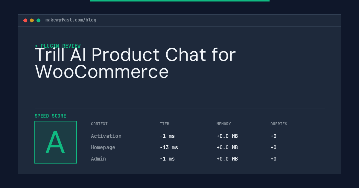 Trill AI Product Chat for WooCommerce - MakeWPFast
