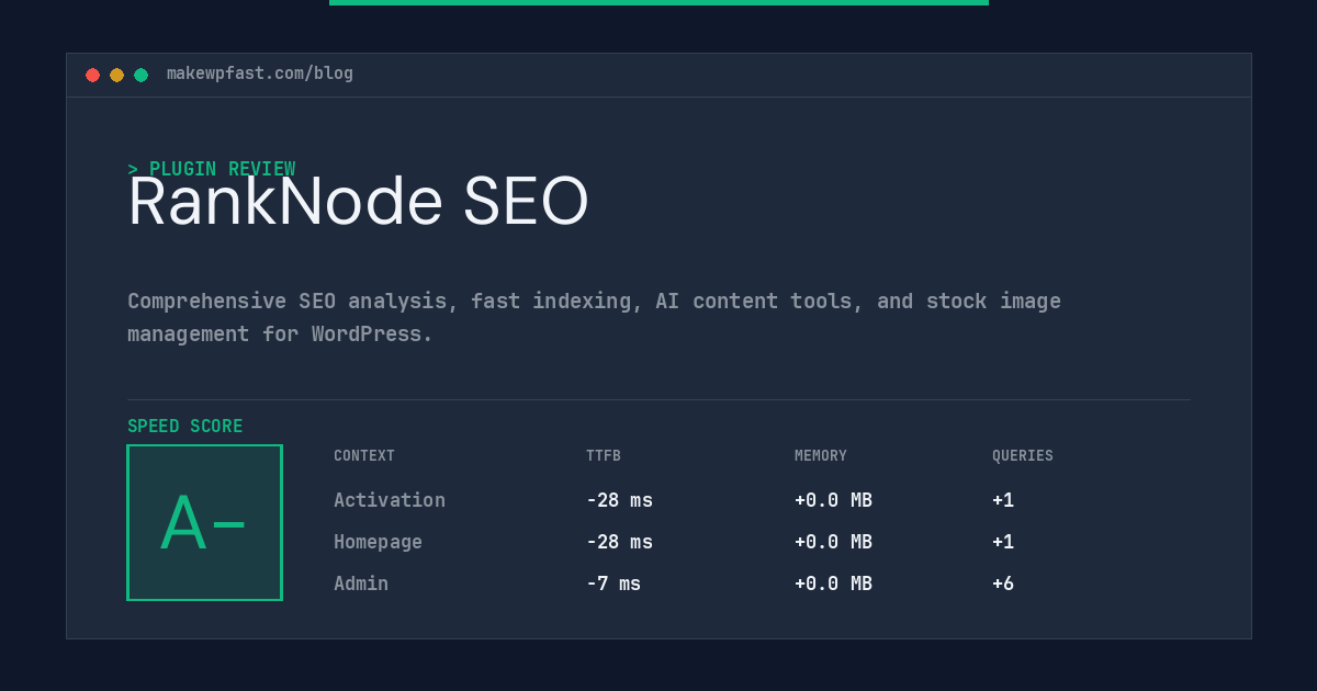 RankNode SEO - MakeWPFast
