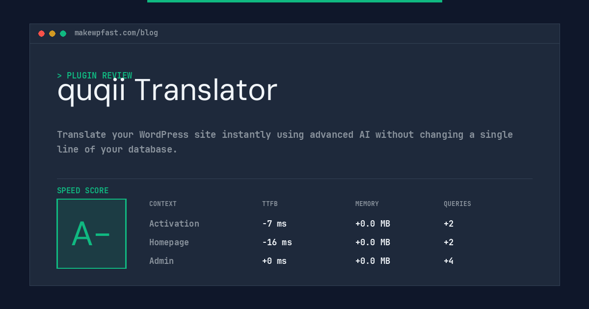 quqii Translator - MakeWPFast