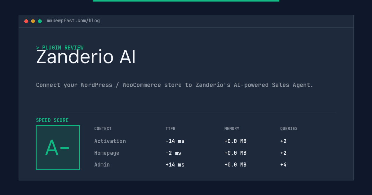 Zanderio AI - MakeWPFast
