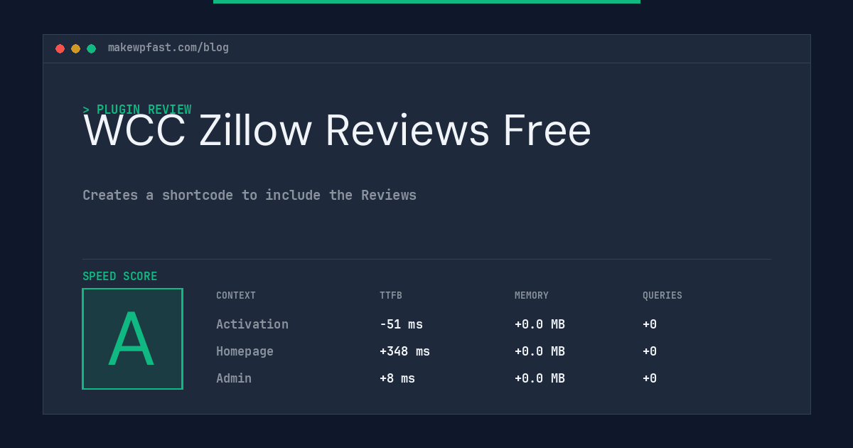 WCC Zillow Reviews Free - MakeWPFast