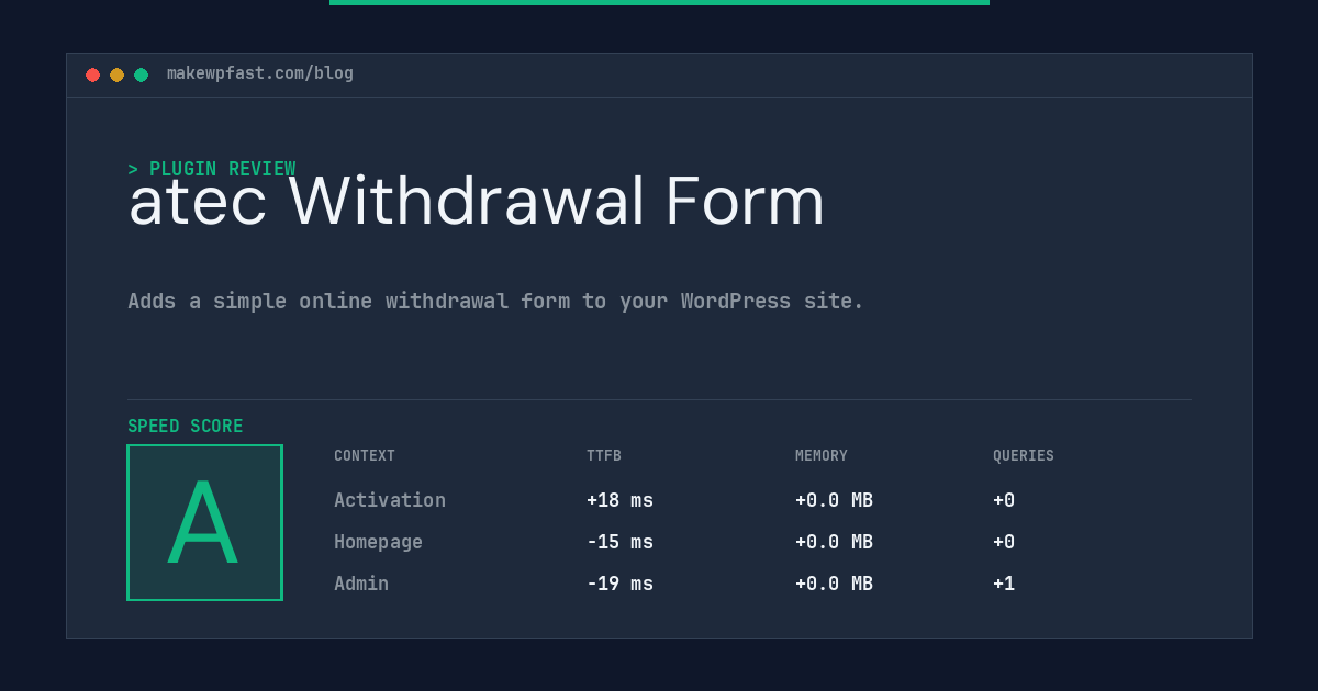atec Withdrawal Form - MakeWPFast