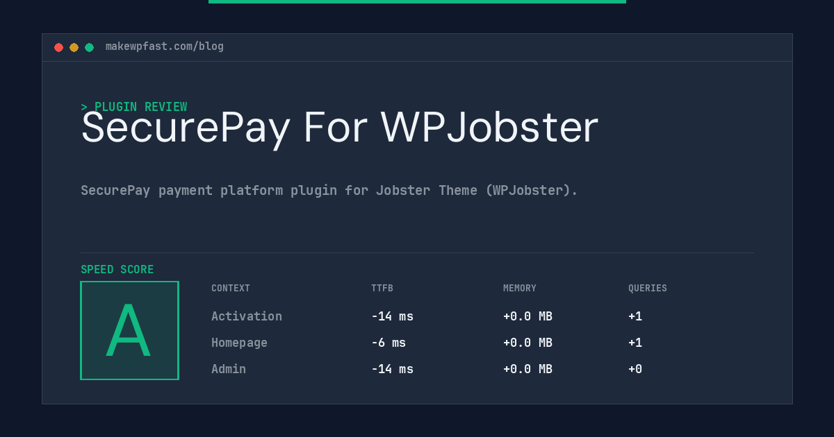 SecurePay For WPJobster - MakeWPFast