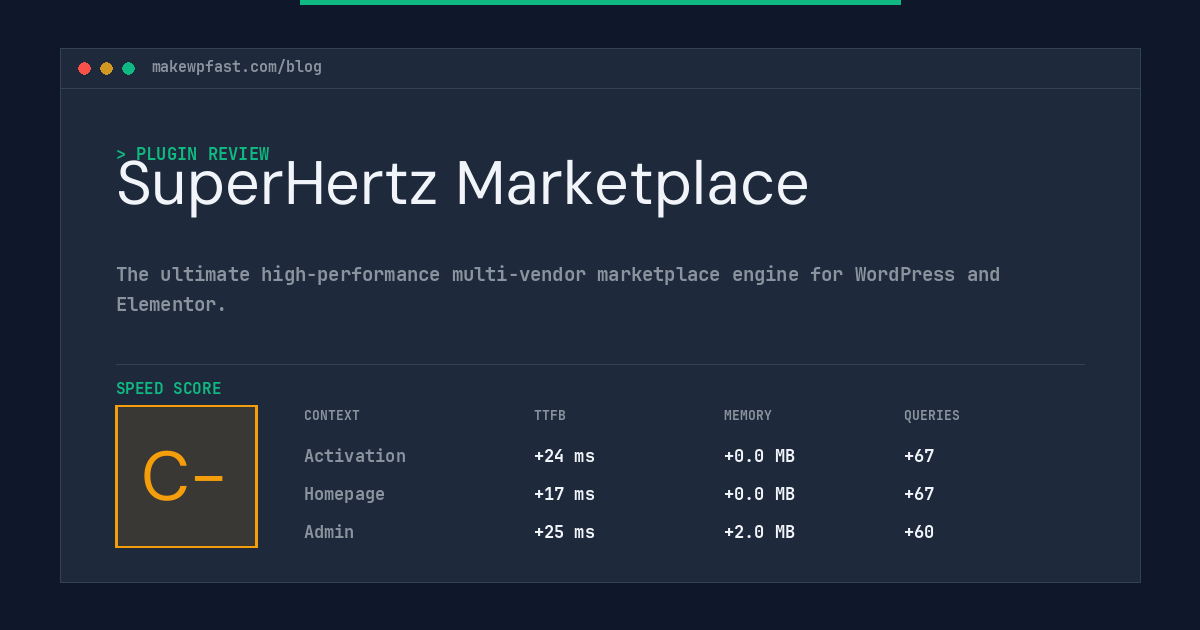 SuperHertz Marketplace - MakeWPFast