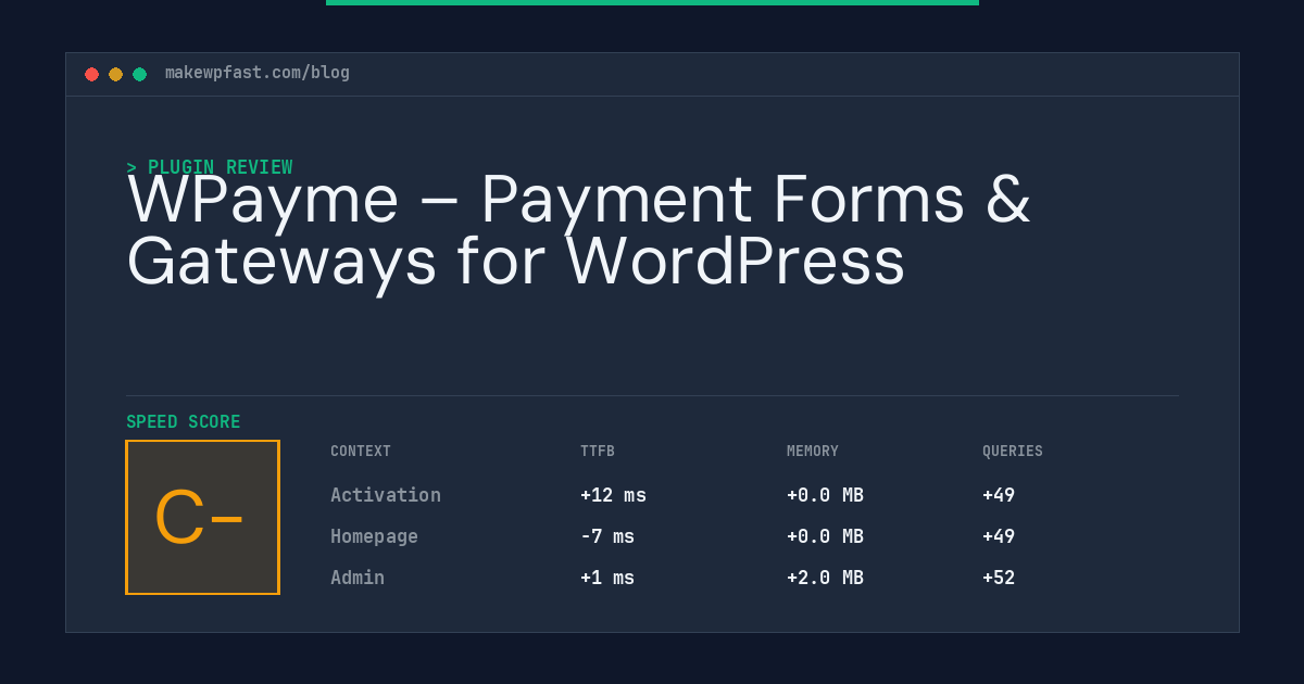 WPayme – Payment Forms & Gateways for WordPress - MakeWPFast