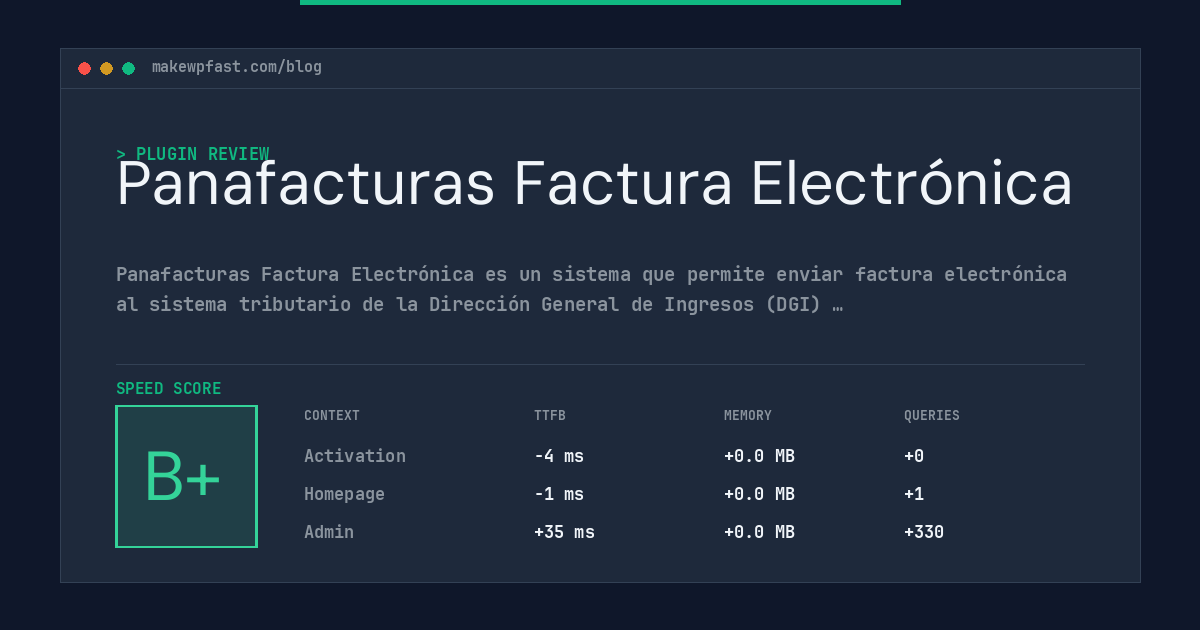 Panafacturas Factura Electrónica - MakeWPFast