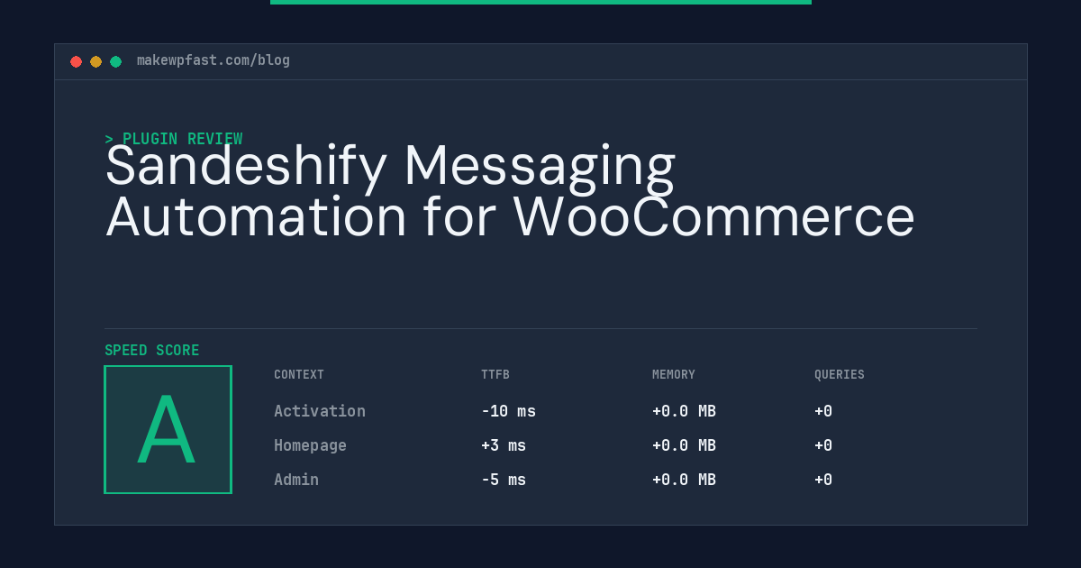 Sandeshify Messaging Automation for WooCommerce - MakeWPFast