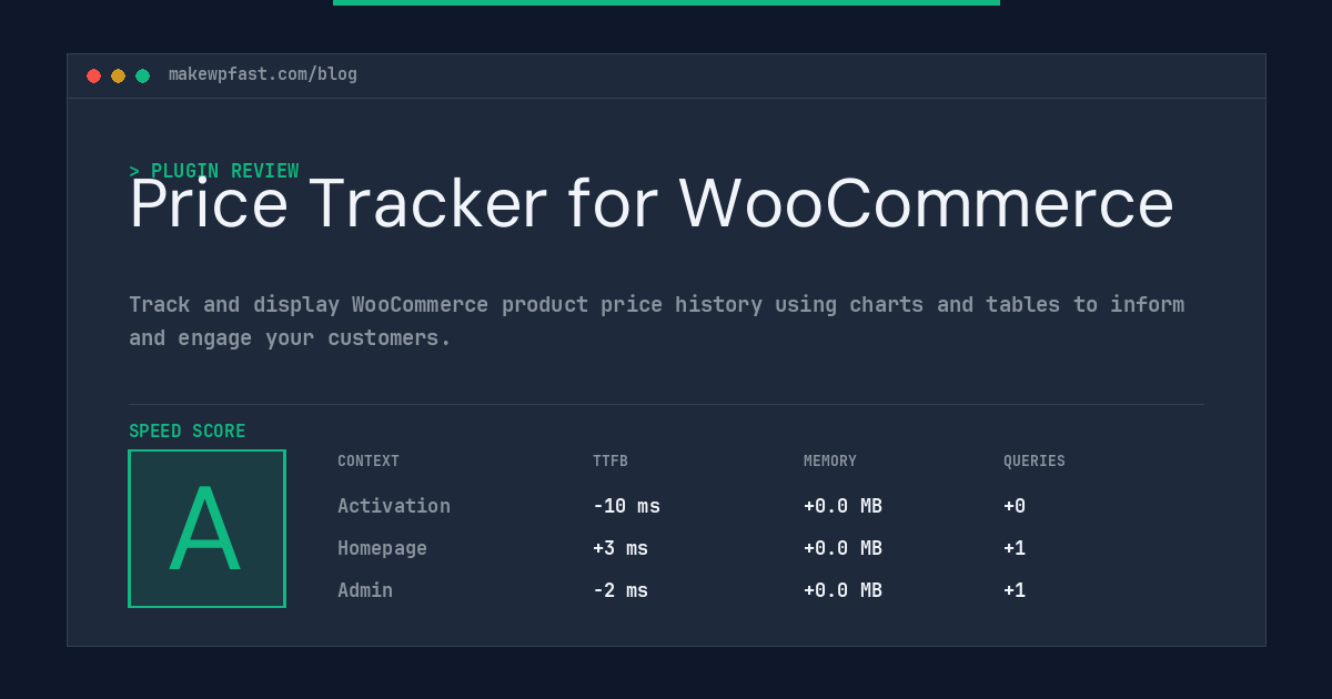 Price Tracker for WooCommerce - MakeWPFast