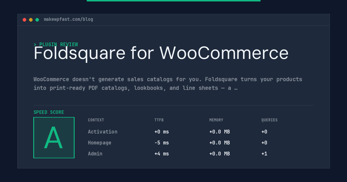 Foldsquare for WooCommerce - MakeWPFast
