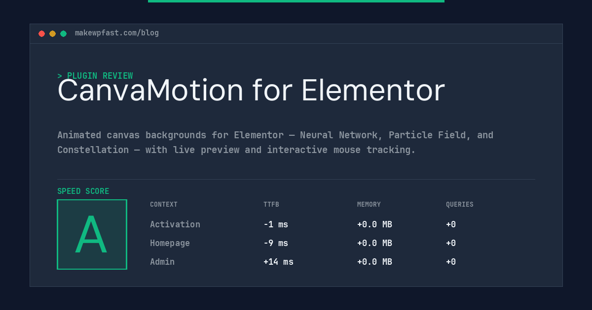 CanvaMotion for Elementor - MakeWPFast