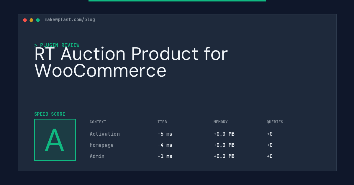 RT Auction Product for WooCommerce - MakeWPFast