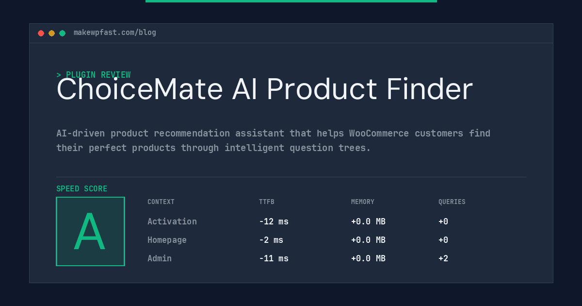 ChoiceMate AI Product Finder - MakeWPFast