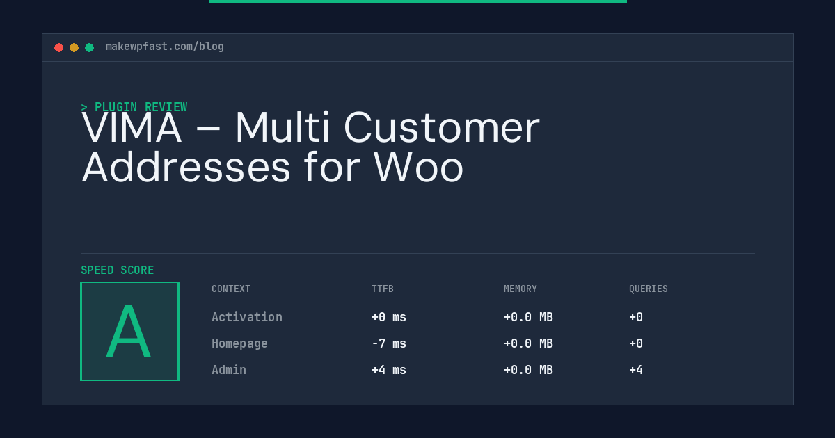 VIMA – Multi Customer Addresses for Woo - MakeWPFast