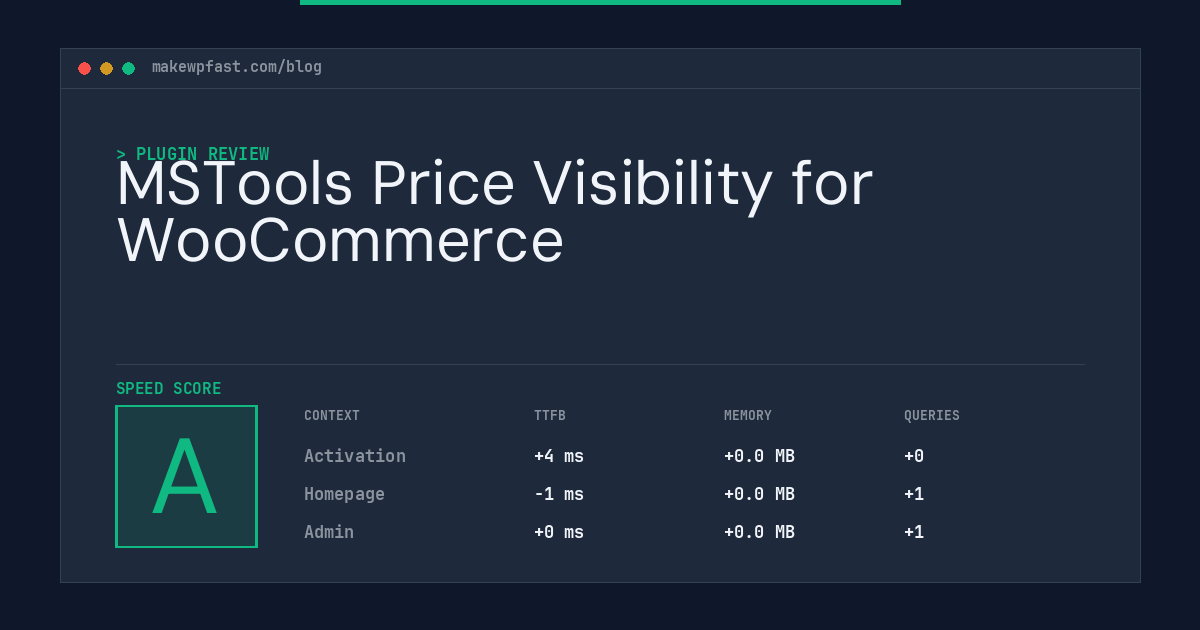 MSTools Price Visibility for WooCommerce - MakeWPFast
