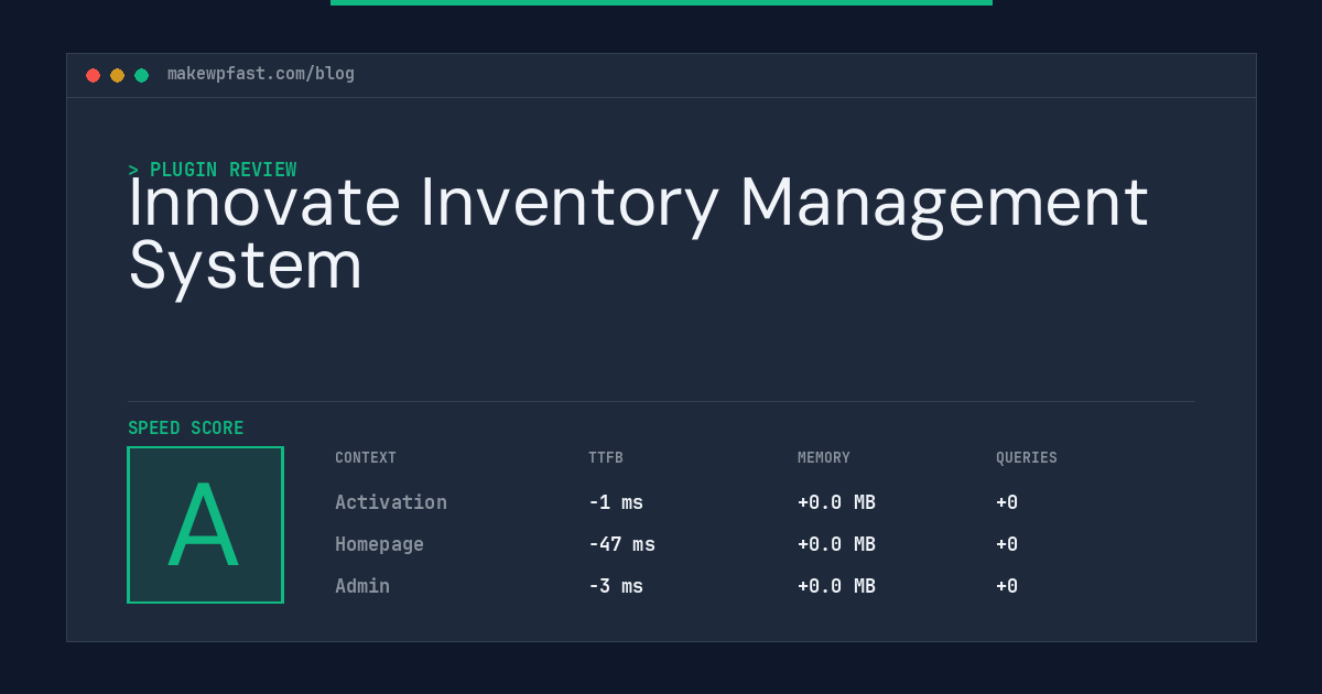 Innovate Inventory Management System - MakeWPFast