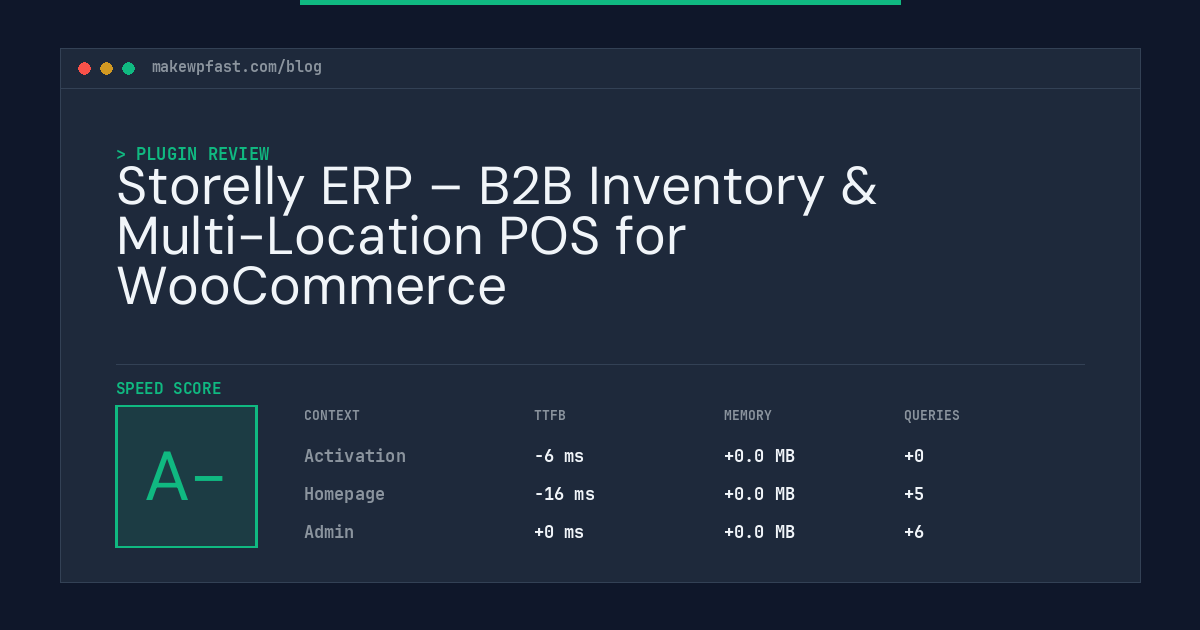 Storelly ERP – B2B Inventory & Multi-Location POS for WooCommerce - MakeWPFast