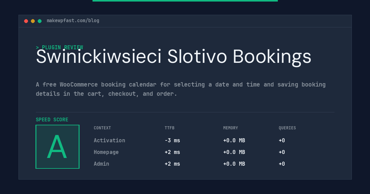 Swinickiwsieci Slotivo Bookings - MakeWPFast