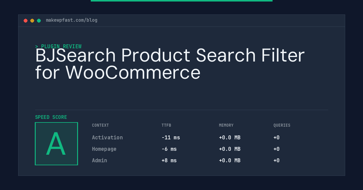 BJSearch Product Search Filter for WooCommerce - MakeWPFast